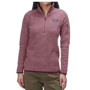 Patagonia Better Sweater Burgundy/purple  Quarter-Zip Fleece